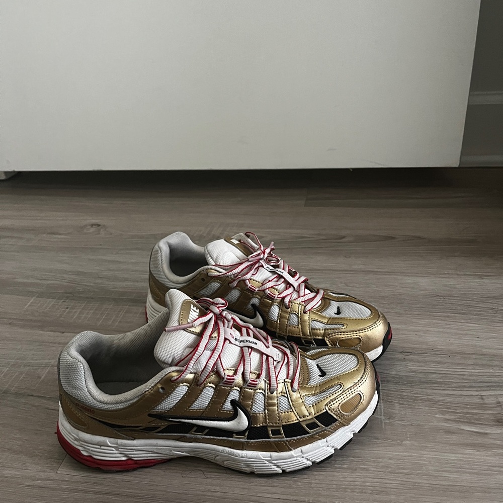 Nike P-6000 GOLD/RED sneakers